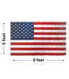 5'x8' U.S. Nylon Horizontal Banner
